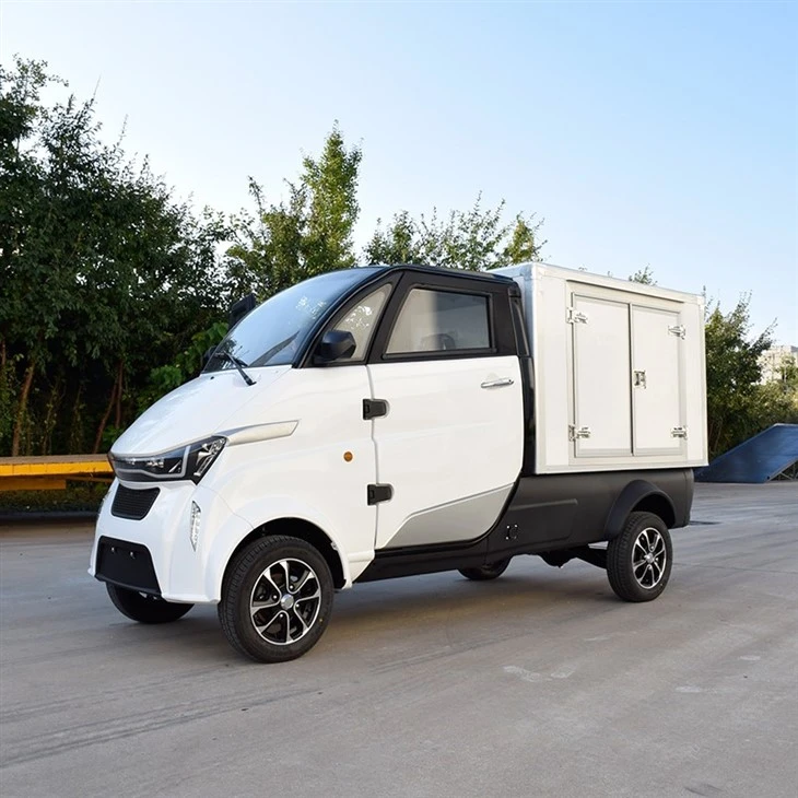4 Wheel Electric Delivery Cargo Truck, Mini Pickup Commercial Used Camion