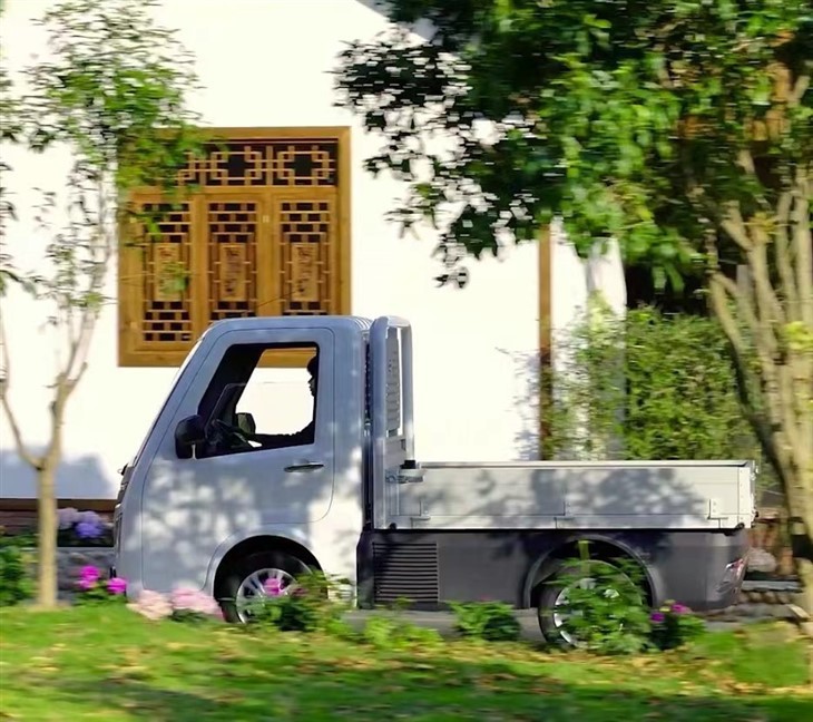 Compact Electric Mini Truck With Adjustable Cargo Bed - 800kg Load, Perfect For Urban Last - Mile Transport
